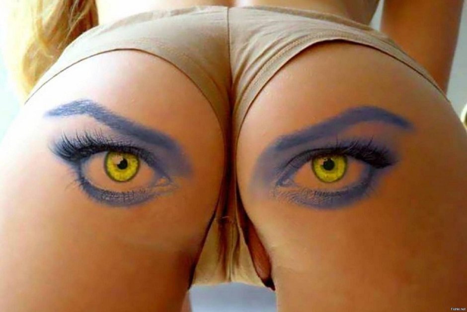 Глаза на попе