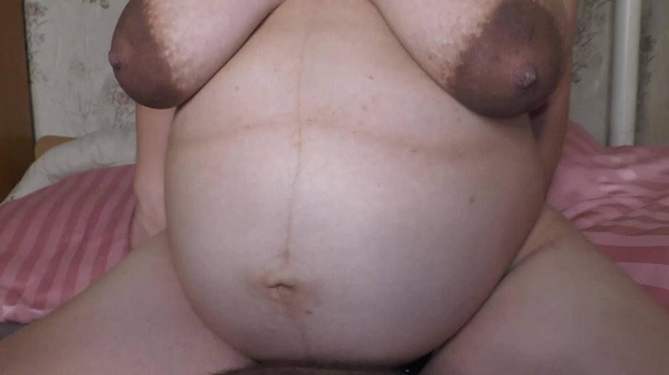 Большой живот порно