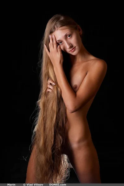 Красивые длинные волосы