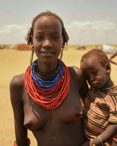Африканские женщины племени