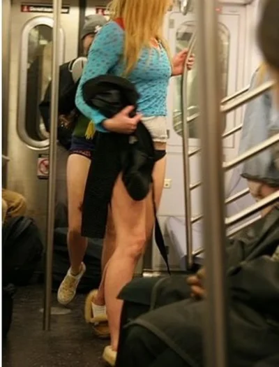 No pants subway ride 2014