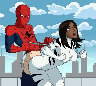 Человек паук и белая тигрица любовь