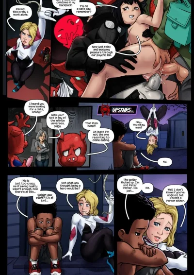Спайдер гвен и человек паук sex комикс