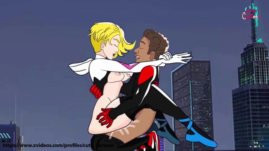 Майлз моралес и гвен стейси