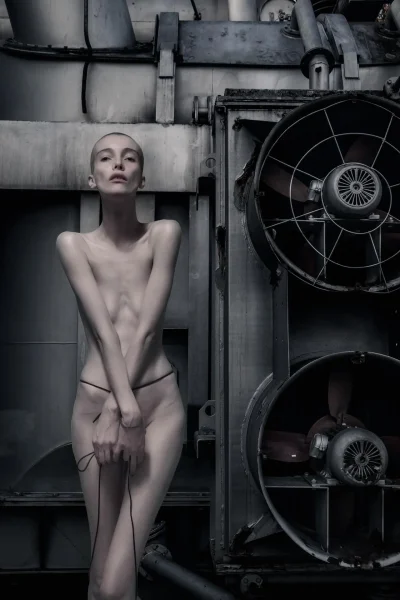 Анорексичные девушки ню