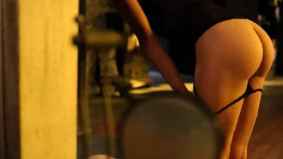 Сексуальная попка девушки