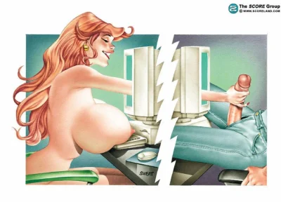 Компьютер карикатура