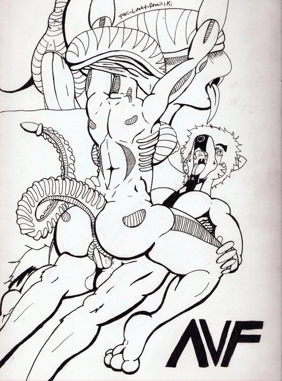 Раскраска чужой