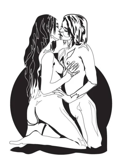 Лесбиянки рисунки