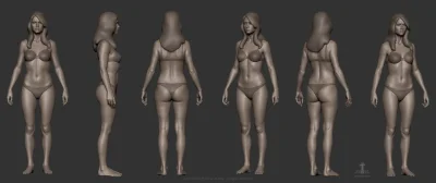 Референс женского тела