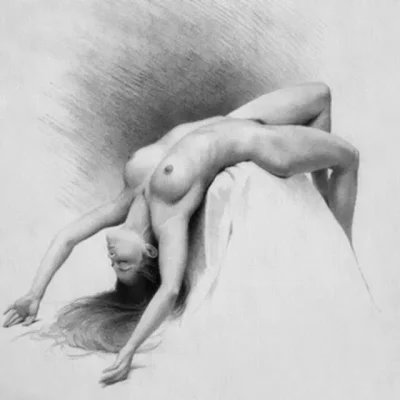 Рисунки голой девушки