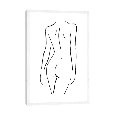 Силуэт женского тела