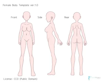 Манекен девушки для рисования