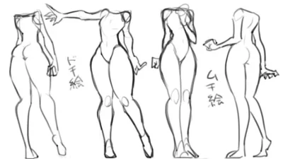 Рисунки тела девушки