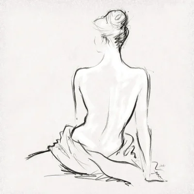 Тело карандашом