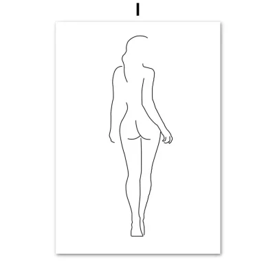 Очертания женской фигуры