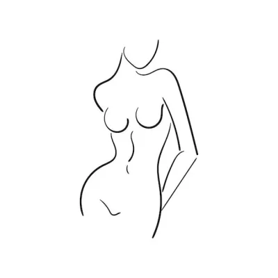 Контур женского тела