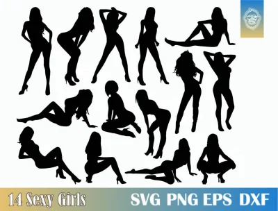 Силуэт лежащей девушки