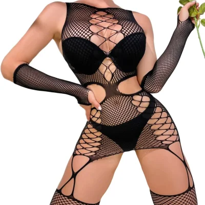 Эротический костюм в сетку