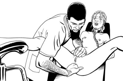 Черно белые порно комиксы