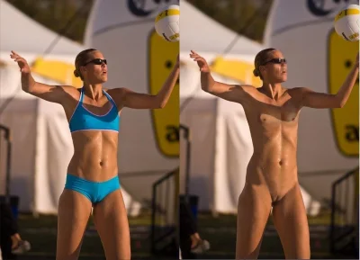 Женский волейбол пляжный