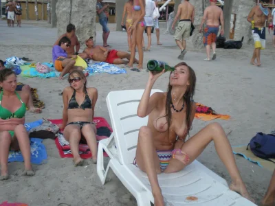 Казантип девушки пляже