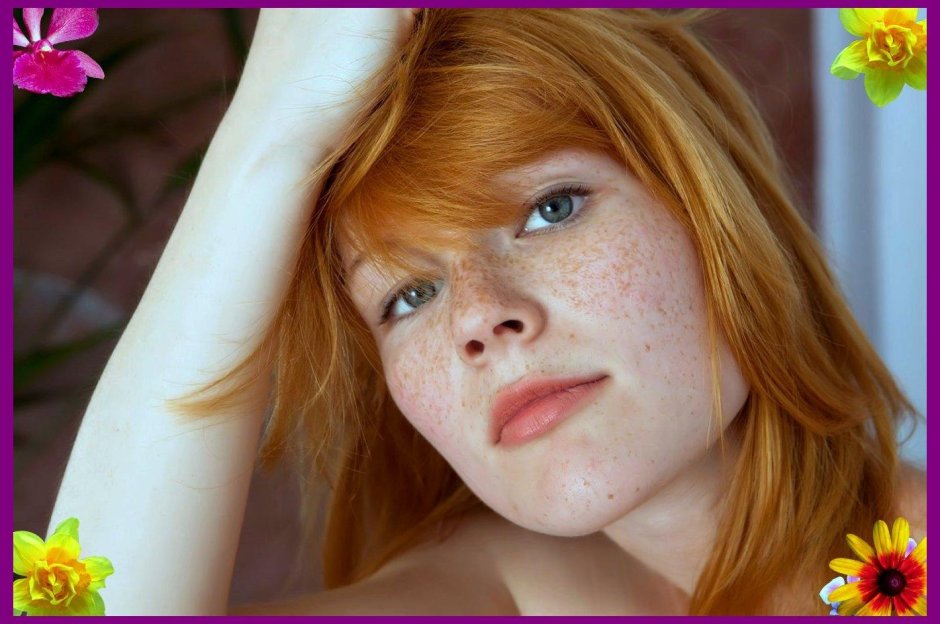 Рыжая с веснушками