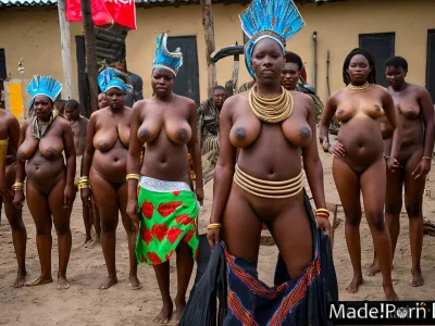 Африканский карнавал женщины ню