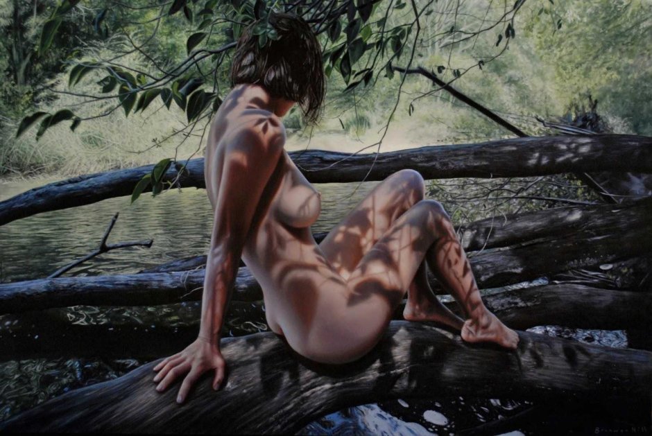 Реалистичная живопись ню