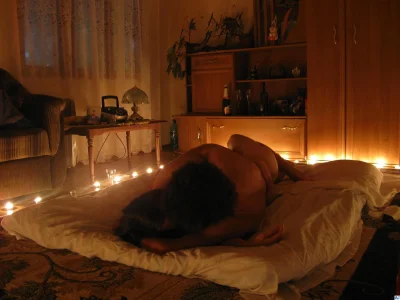 Романтический вечер в постели