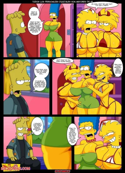 Порно комикс симпсон
