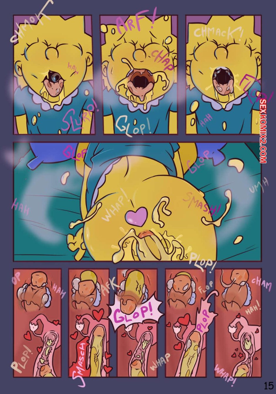 Порно комикс симпсон