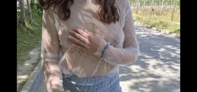 Прозрачная блузка