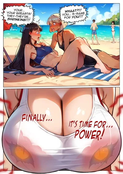 Хентай комикс на пляже