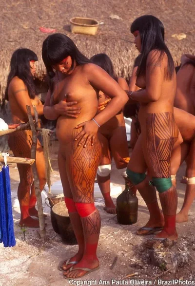 Голые индейцы амазонки