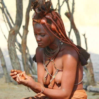 Химба намибия женщины