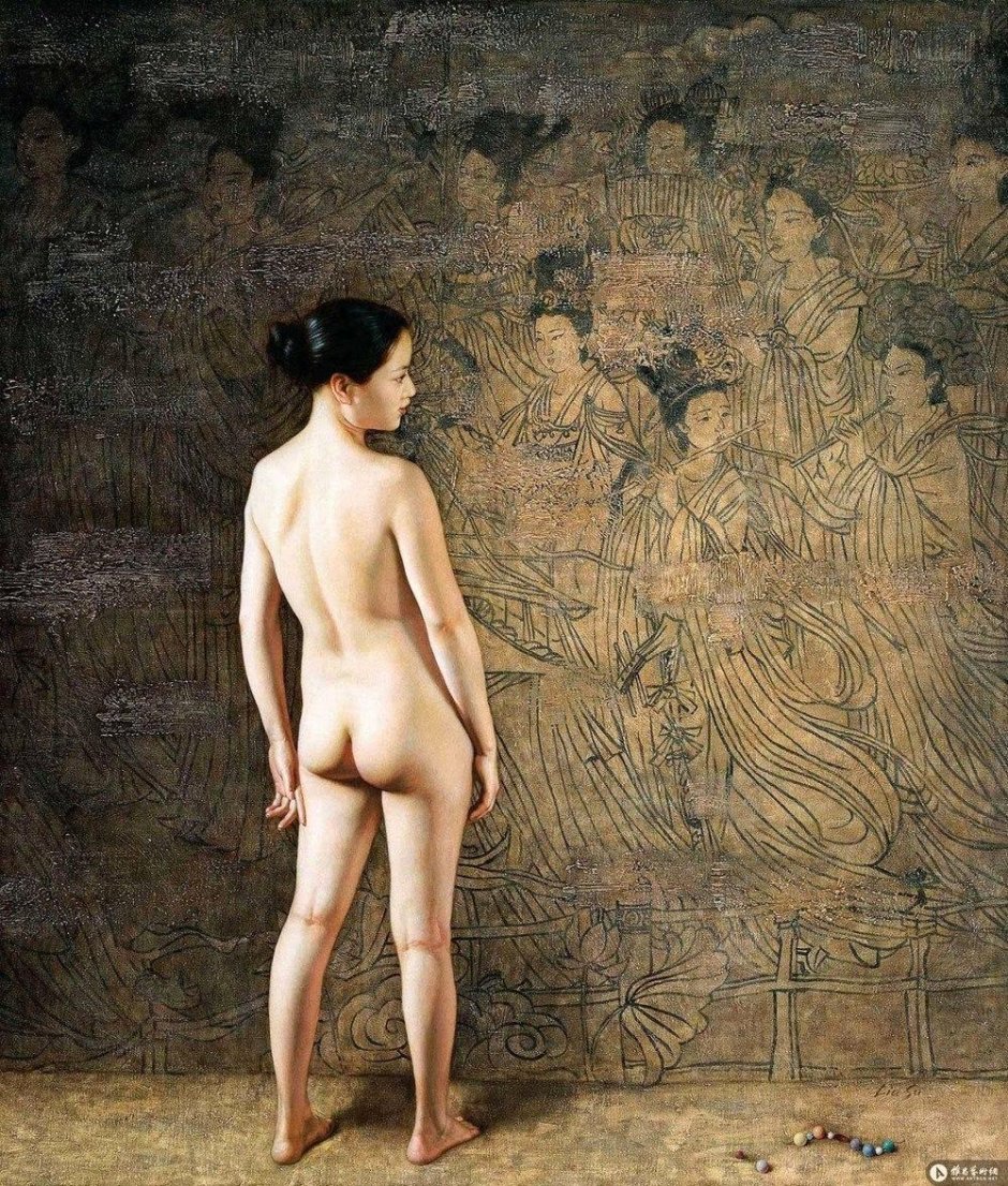 Картины японских художников ню