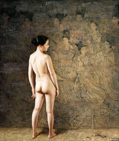 Картины японских художников ню