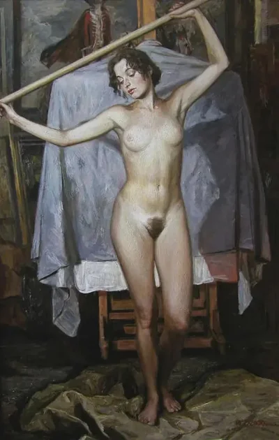 Панцырев натурщица