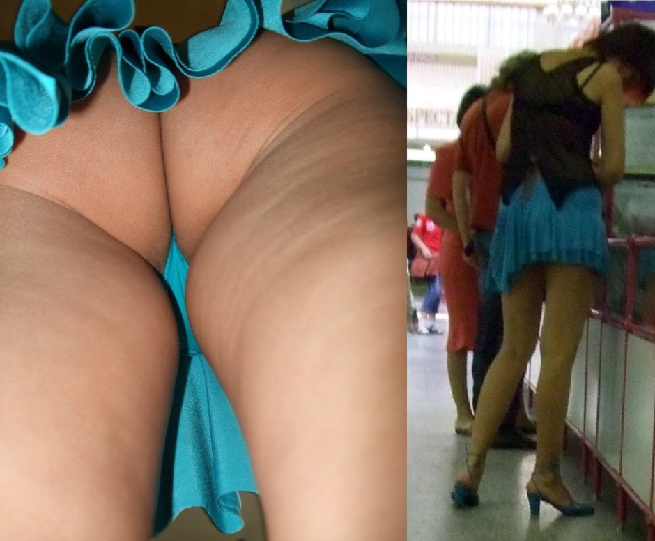 Подглядываем девушкам под юбки