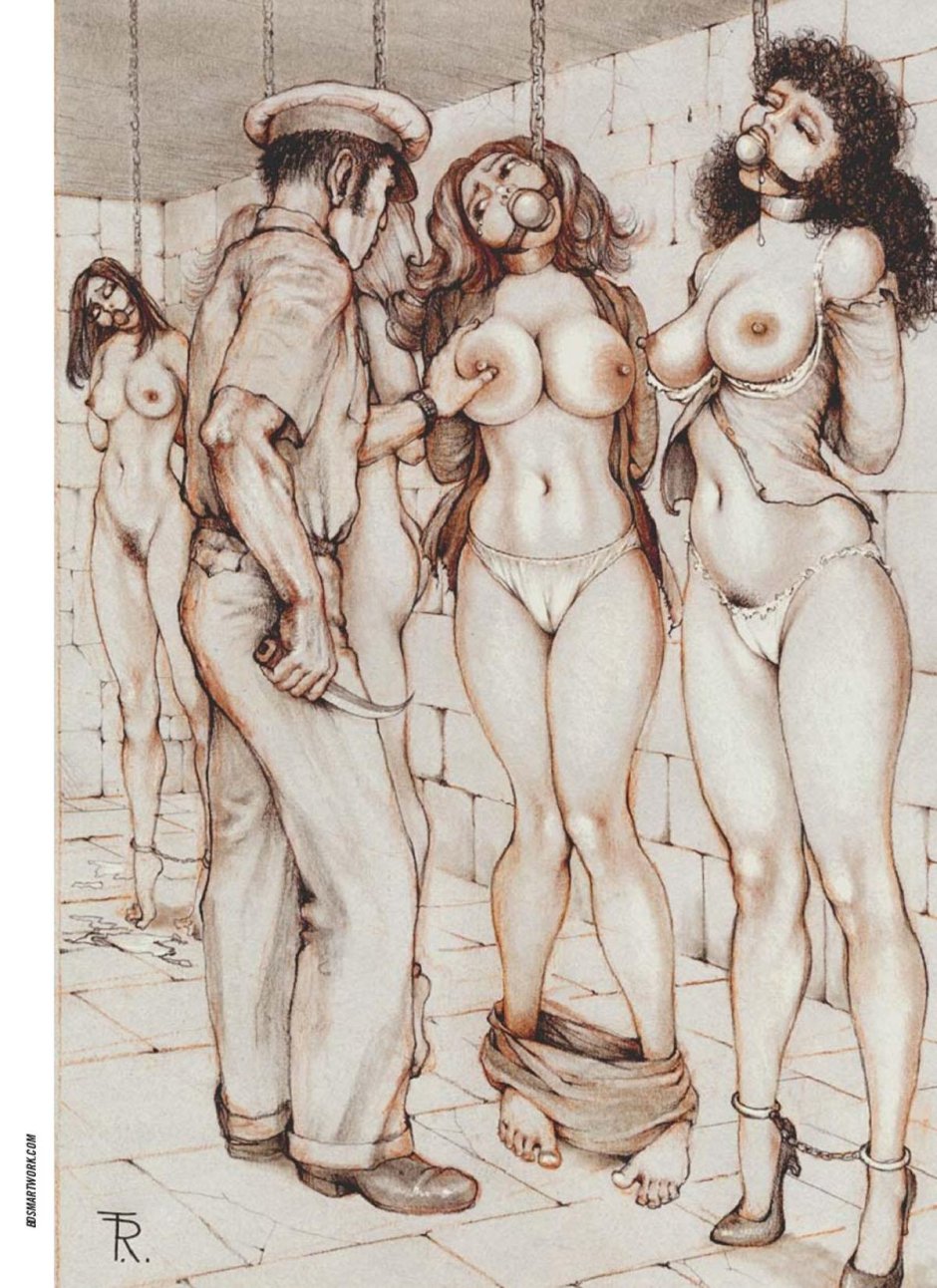 Порно рисунки рабыни