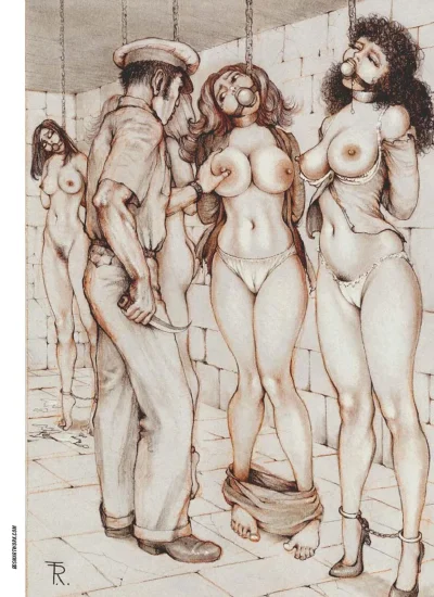 Порно рисунки рабыни