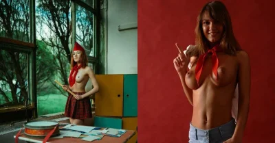 Советские пионеры ню