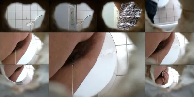 Скрытая камера в туалете анал