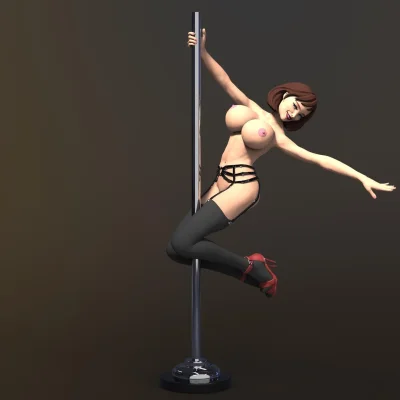 Голые стриптизерши на шесте