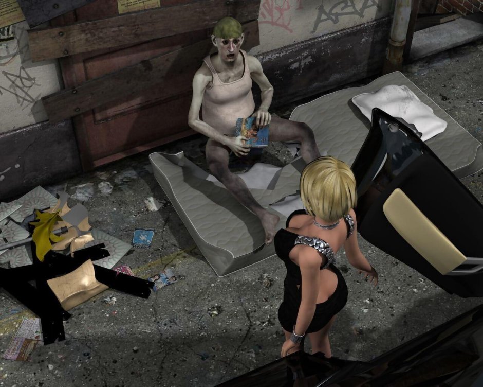 Порно комикс 3 д