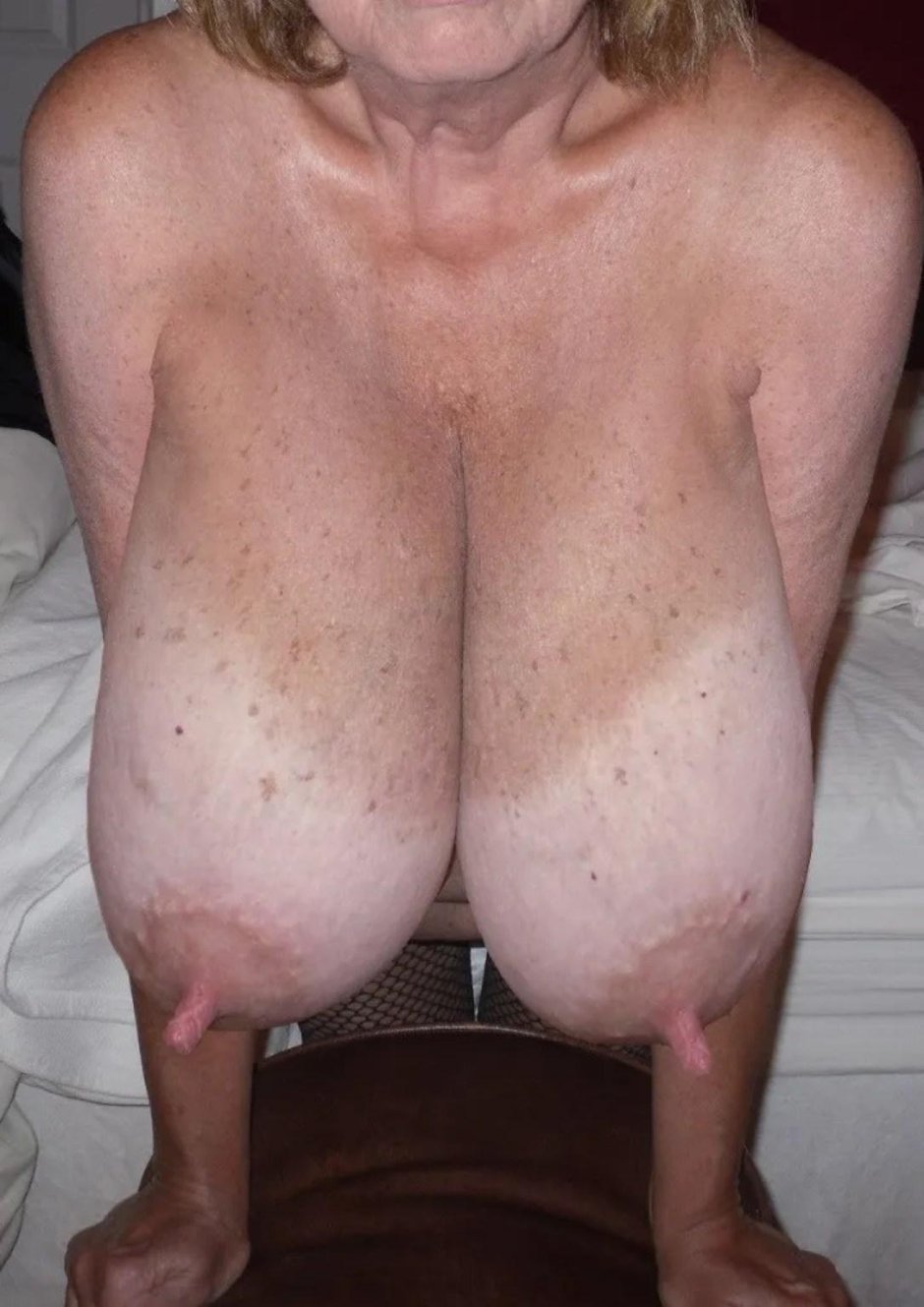 Висячие сиськи бабушек