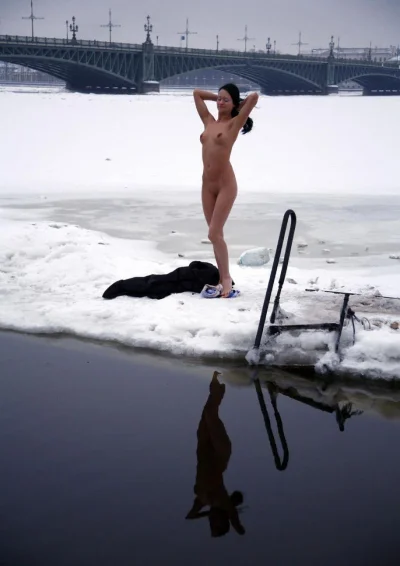 Моржи у петропавловской крепости