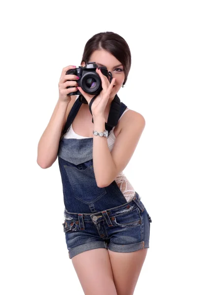 Женщина с фотоаппаратом