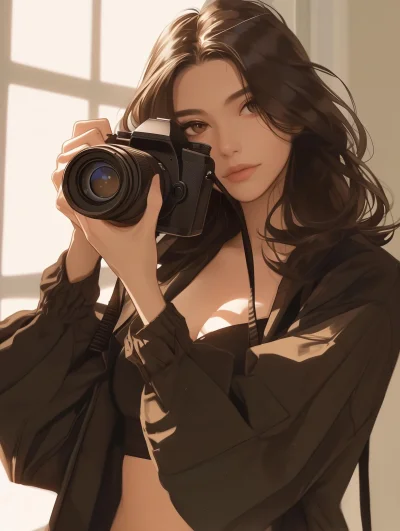 Девушка арт